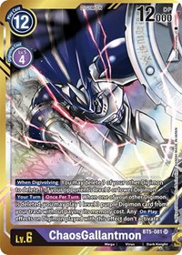 ChaosGallantmon (Alternate Art - Kenji Watanabe) #BT5-081 SR