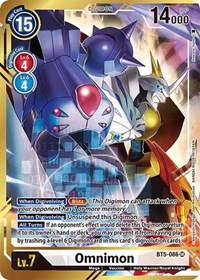 Omnimon (Alternate Art - Nakano Haito) #BT5-086 SR