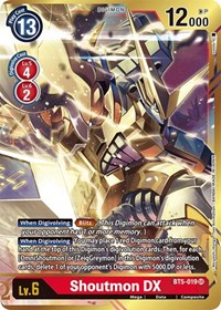 Shoutmon DX (Alternate Art) #BT5-019 SR