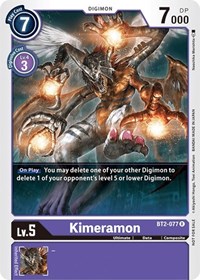 Kimeramon - BT2-077 (Battle of Omni Pre-Release) #BT2-077 R