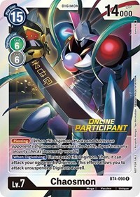 Chaosmon - BT4-090 (2021 Championship Online Regional) [Online Participant] #BT4-090 R