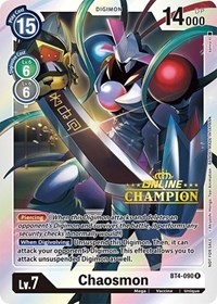 Chaosmon - BT4-090 (2021 Championship Online Regional) [Online Champion] #BT4-090 R