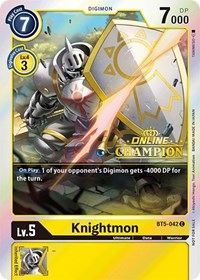 Knightmon - BT5-042 (2021 Championship Online Regional) [Online Champion] #BT5-042 C