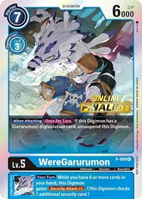 WereGarurumon - P-008 (2021 Championship Online Regional) [Online Finalist] #P-008 P