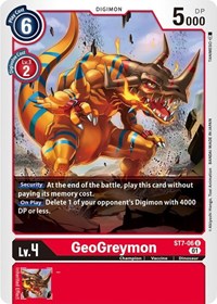 GeoGreymon #ST7-06 U