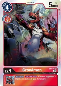 Growlmon #ST7-05 R
