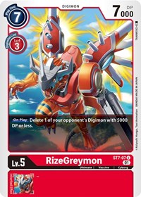 RizeGreymon #ST7-07 U