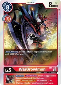 WarGrowlmon #ST7-08 R