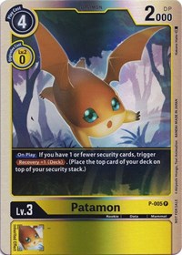 Patamon - P-005 (Rainbow Foil) #P-005 P