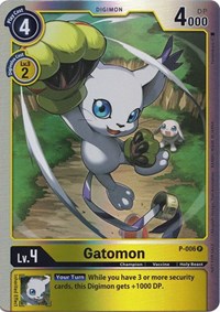 Gatomon - P-006 (Rainbow Foil) #P-006 P