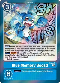 Blue Memory Boost! #P-036 SR
