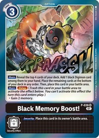 Black Memory Boost! #P-039 SR