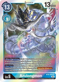 Azulongmon #BT6-029 SR