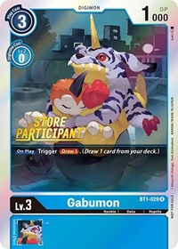 Gabumon - BT1-029 (Store Participant) #BT1-029 R