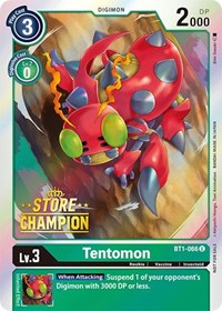 Tentomon - BT1-066 (Store Champion) #BT1-066 U