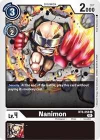 Nanimon #BT6-058 C