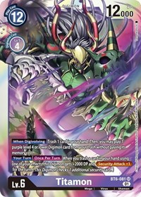 Titamon #BT6-081 SR