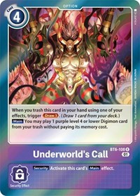 Underworld's Call #BT6-108 R