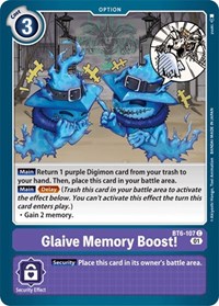 Glaive Memory Boost! #BT6-107 C