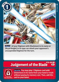 Judgement of the Blade #BT6-093 C