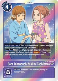 Sora Takenouchi & Mimi Tachikawa #BT6-091 R
