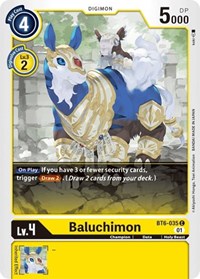 Baluchimon #BT6-035 C