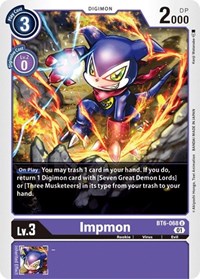 Impmon #BT6-068 U