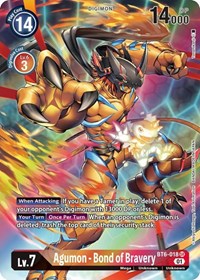 Agumon - Bond of Bravery (Alternate Art) #BT6-018 SR