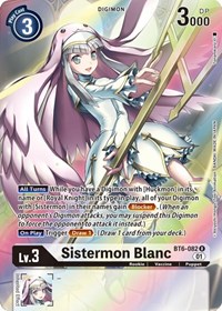 Sistermon Blanc (Alternate Art) #BT6-082 R