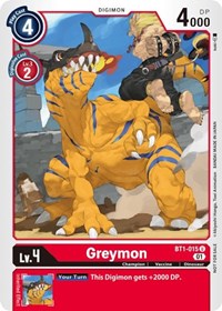 Greymon - BT1-015 (Tamer Party Vol. 3 Promo) #BT1-015 U