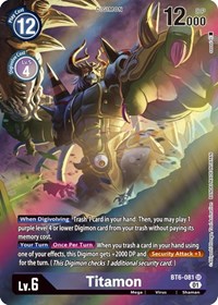 Titamon (Alternate Art) #BT6-081 SR