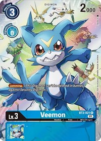 Veemon (1-Year Anniversary Box Topper) #BT3-021 R