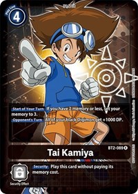 Tai Kamiya - BT2-089 (Official Tournament Pack Vol.3) #BT2-089 R