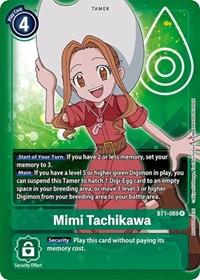 Mimi Tachikawa - BT1-089 (Official Tournament Pack Vol.3) #BT1-089 R