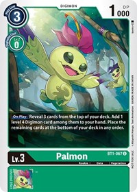 Palmon (Official Tournament Pack Vol.3) #BT1-067 U