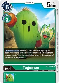 Togemon (Official Tournament Pack Vol.3) #BT1-074 R