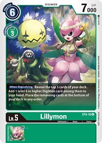 Lillymon (Official Tournament Pack Vol.3) #ST4-10 U