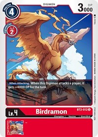 Birdramon - BT2-012 (Official Tournament Pack Vol.3) #BT2-012 U