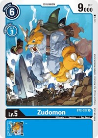 Zudomon - BT2-027 (Official Tournament Pack Vol.3) #BT2-027 U