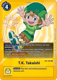 T.K. Takaishi (Official Tournament Pack Vol.3) #BT1-087 R
