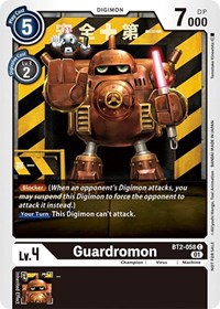 Guardromon (Winner Pack Double Diamond) #BT2-058 C