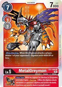 MetalGreymon #EX1-008 R