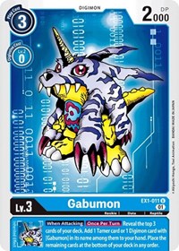 Gabumon #EX1-011 U