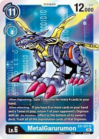 MetalGarurumon #EX1-021 SR
