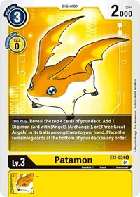 Patamon #EX1-024 U