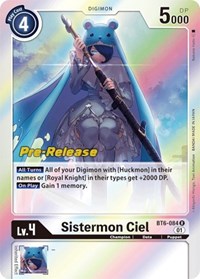 Sistermon Ciel #BT6-084 R