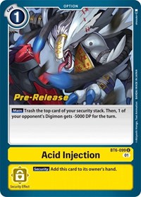 Acid Injection #BT6-099 U