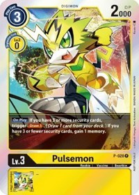 Pulsemon - P-028 (Double Diamond Pre-Release) #P-028 P