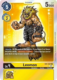 Leomon #EX1-027 R