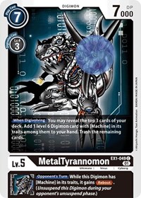 MetalTyrannomon #EX1-049 C